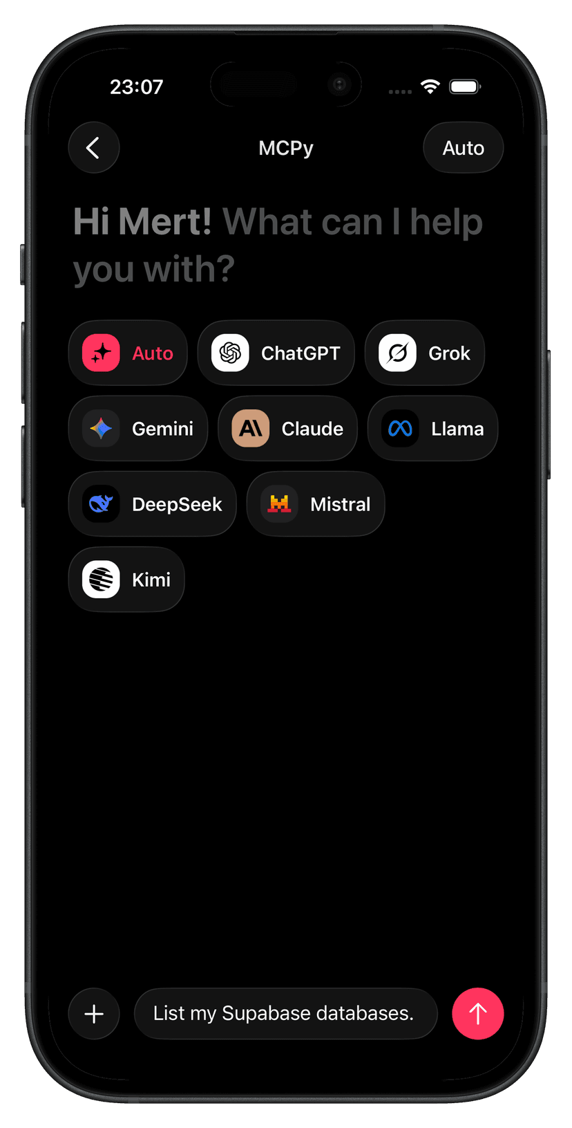 MCPy app - MCP tool approval